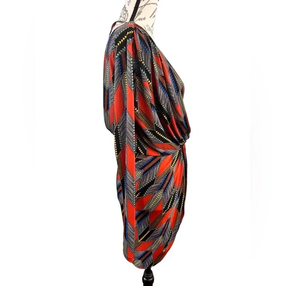 T-Bags Los Angeles Long Sleeve Knot Dress Bodycon Mini Size Small EUC Revolve - Picture 4 of 16